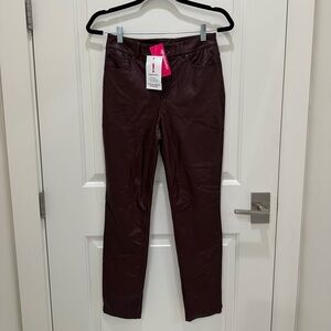 Commando Bordeaux Burgundy Faux Leather Pants